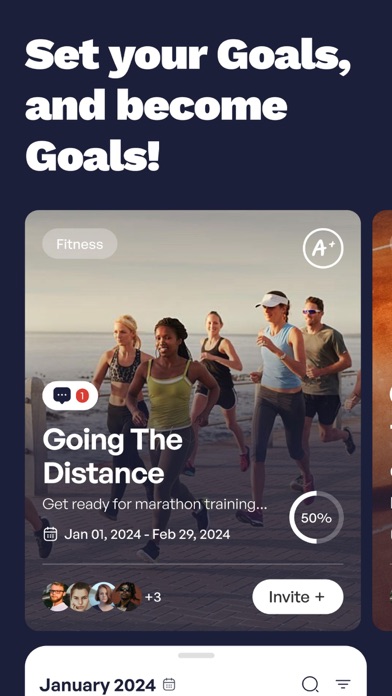 The Goals App Screenshot