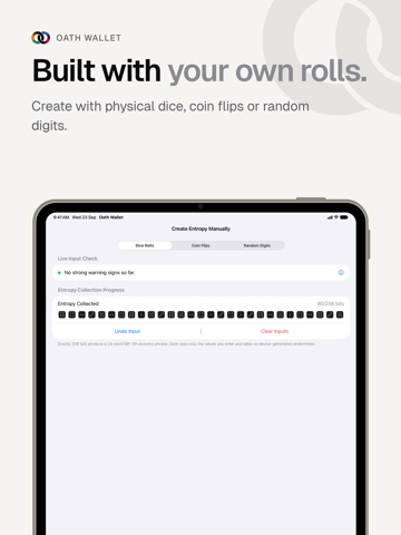 Oath: Bitcoin & Crypto Wallet iPad screenshot 6