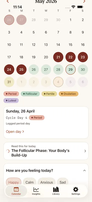 Lumi: Period & Ovulation screenshot 8 of 10