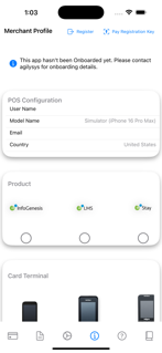 Agilysys Pay Adyen screenshot 4
