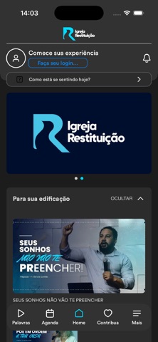 Igreja Restituição screenshot