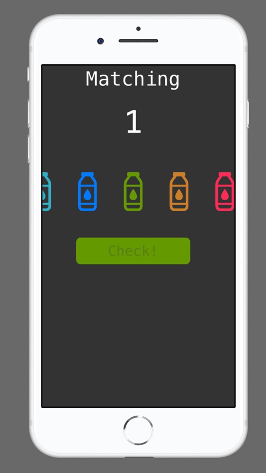 #1. Bottle Match Challenge (iOS) Podle: Ahmet Muhammet Vural (AN)