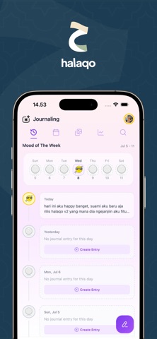 Halaqo: Azan & AI Journaling screenshot