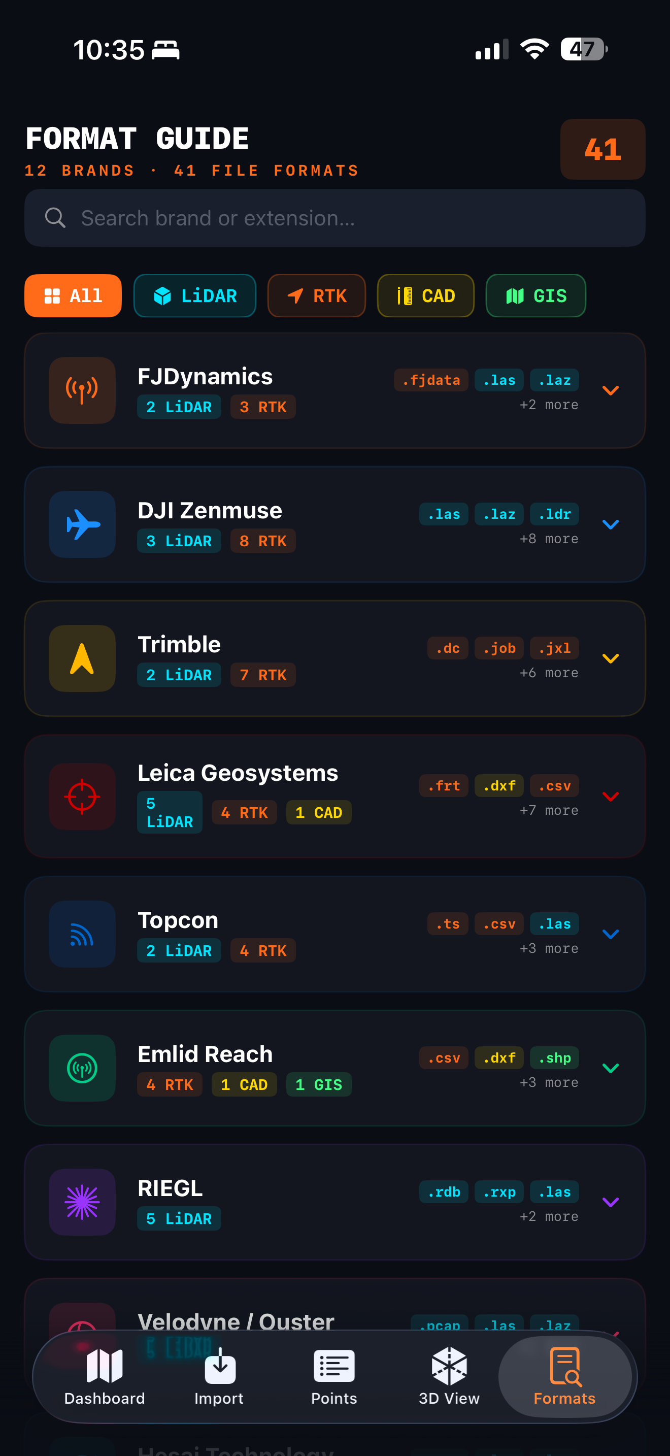 EGK TerraScan screenshot 3