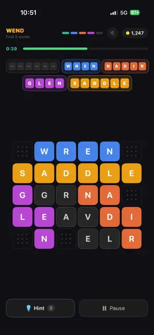 Wend - Word Search Puzzle screenshot 3