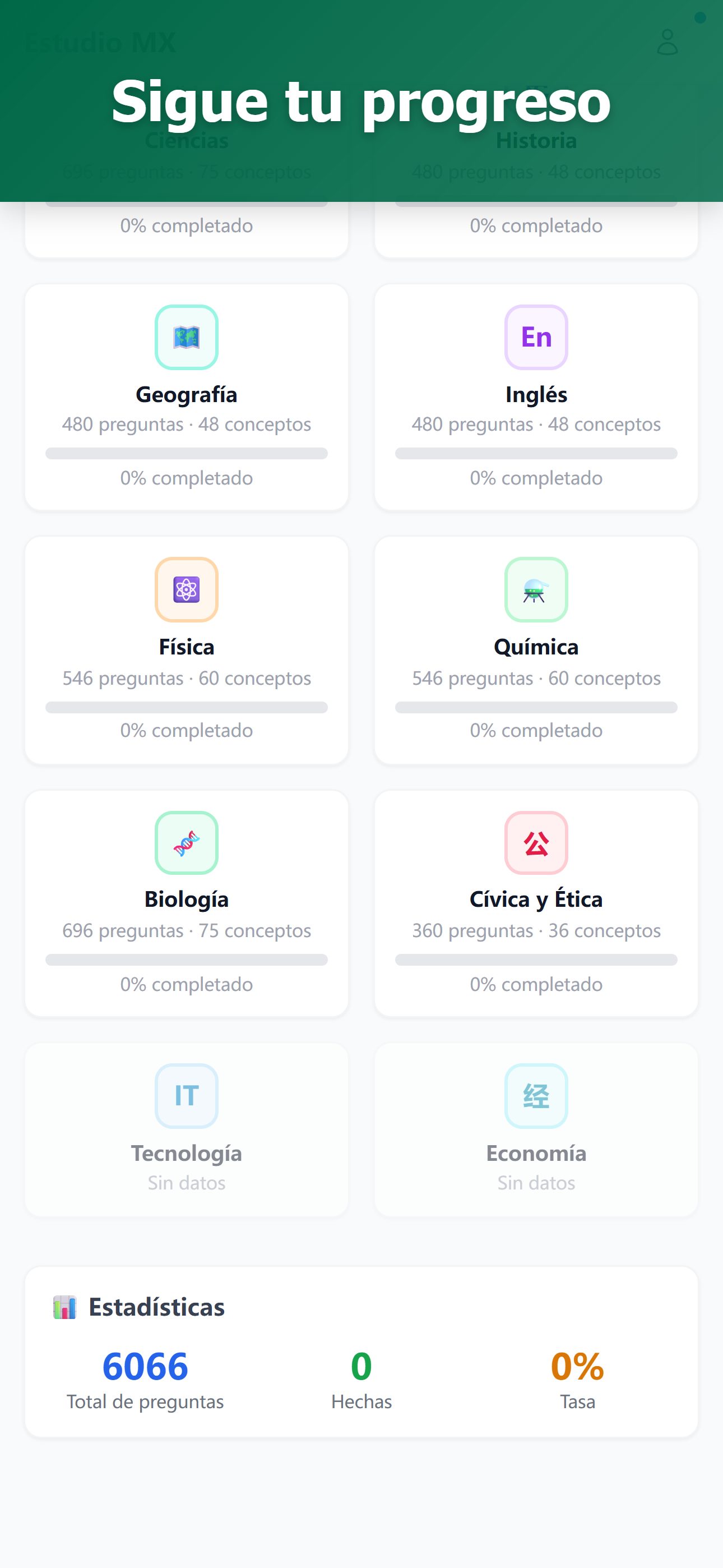 Estudio Exámenes México screenshot 8
