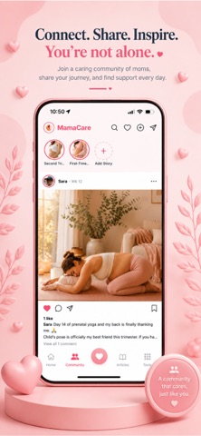 MamaCare Pregnancy iPhone screenshot