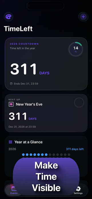 TimeLeft: Countdowns & Streaks Screenshot 4 of 7