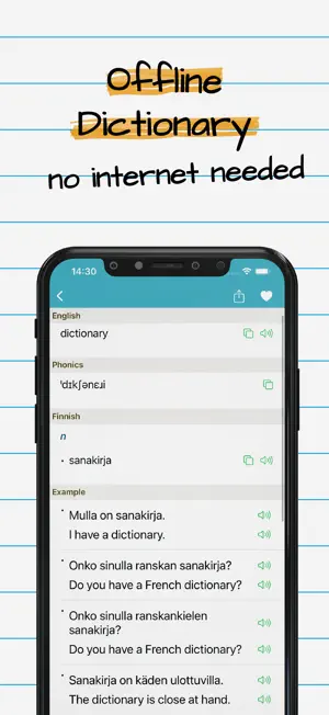Finnish English Dictionary Pro screenshot 4