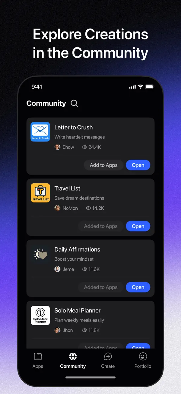 #6. Lumi: vibe coding app (iOS) Ved: Lumi.new
