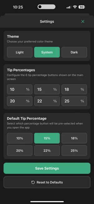 Tip Tool % screenshot 3