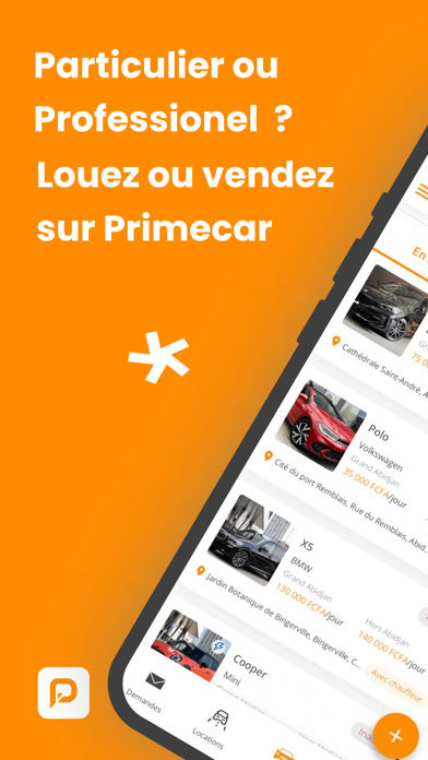 Primecar: Location, achat auto Screenshot