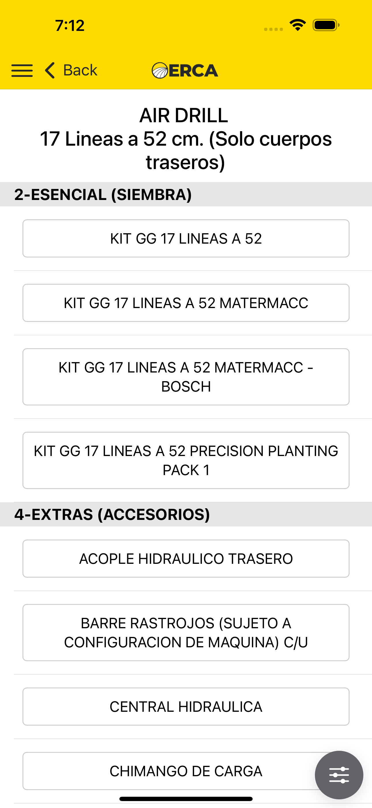 Sembradoras ERCA