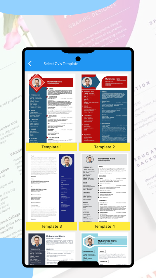 #4. CV Creator - Resume Maker (iOS) 由: Code Stars