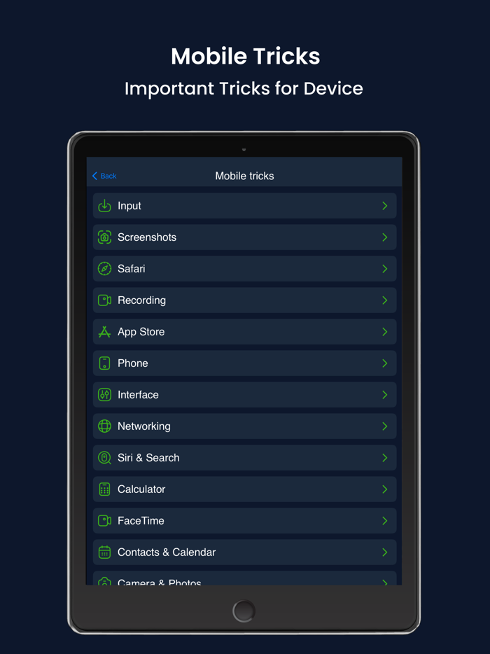Device Info and Secret Code