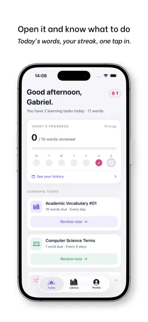 Lexi: Vocabulary Notebook screenshot 1
