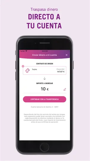 Captura de pantalla de Flexipago en iPhone 5