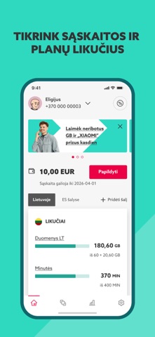 Mano EŽYS screenshot