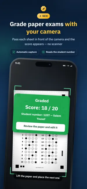 E-exams: Scan & Grade Fast screenshot 1