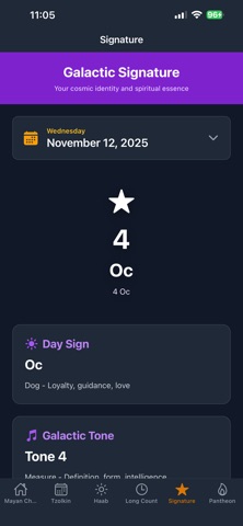 Mayan Charts screenshot