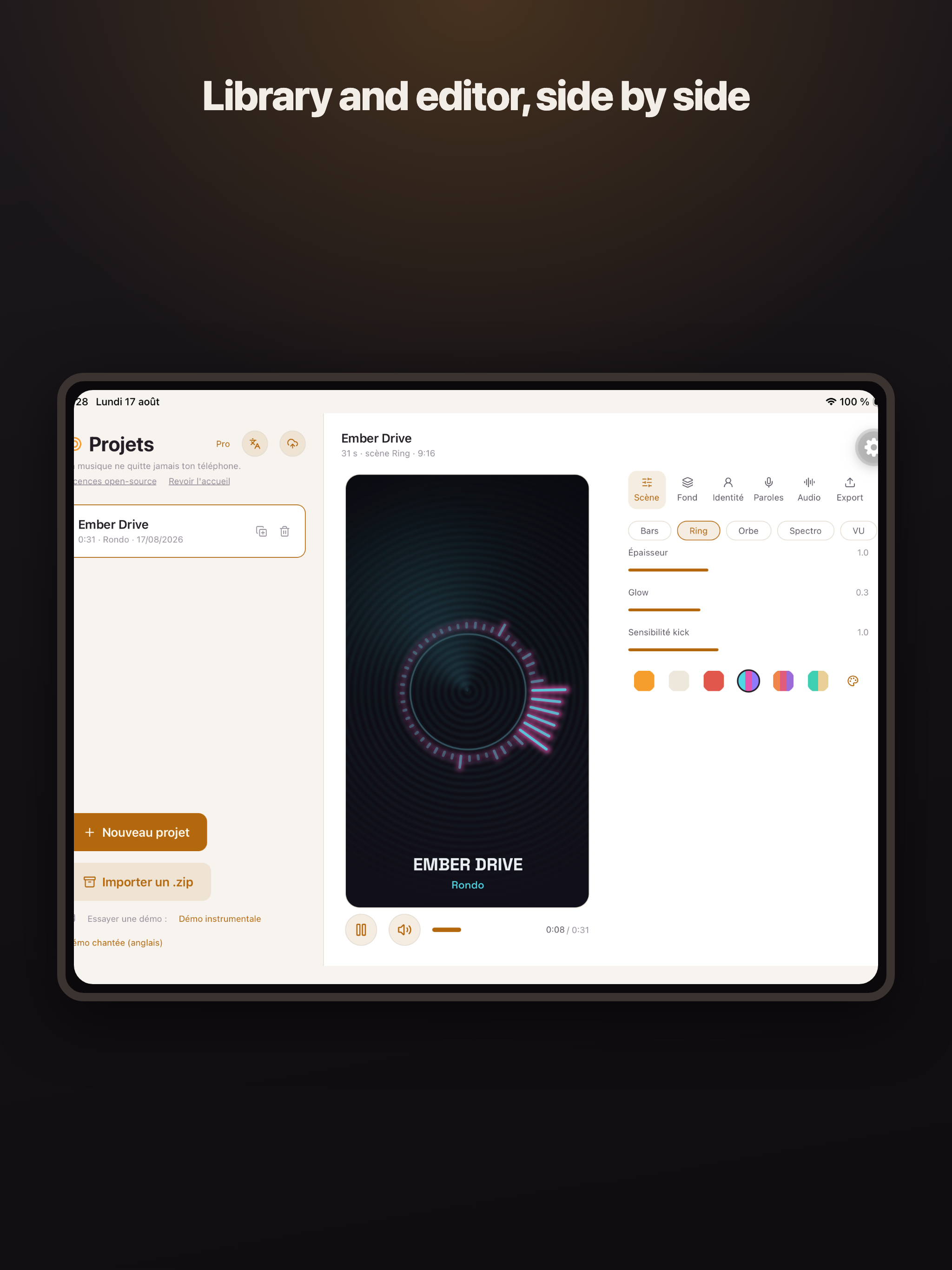 Rondo — Music Visualizer screenshot 7