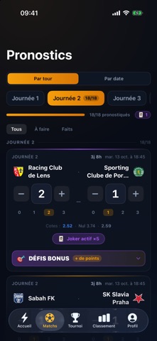 PronoFoot — entre amis Screenshot 1 of 3
