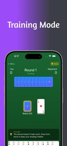 Gin Rummy - Play & Learn Screenshot 4 of 7