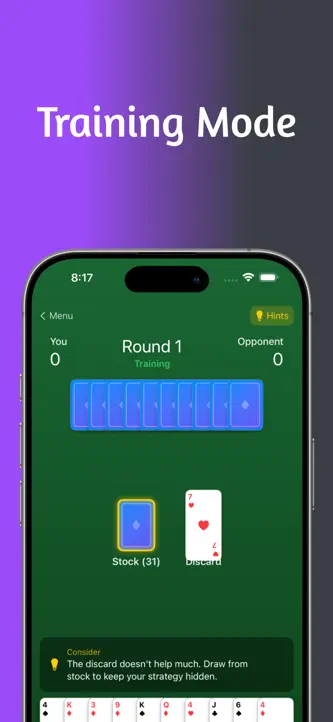 Gin Rummy - Play & Learn screenshot 4