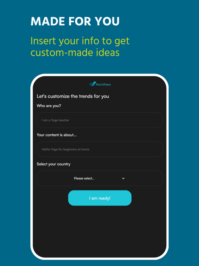 Nextwave Trends Idea Generator