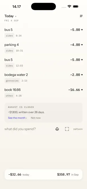 Margin: Expense Tracker screenshot 1