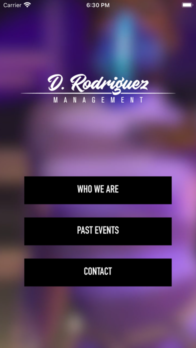 Screenshot 1 of D. Rodriguez Management App