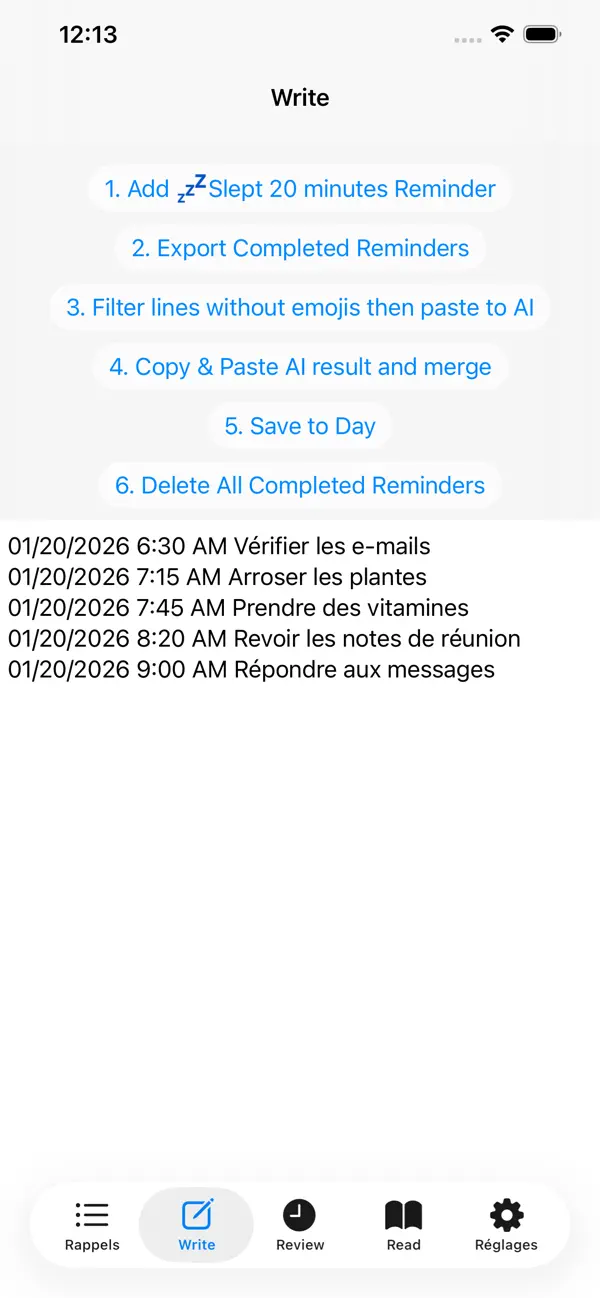 Screenshot #2 pour JournalReminders