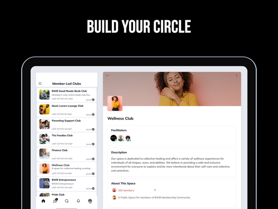 Boston While Black iPad screenshot 4 - Social Networking app