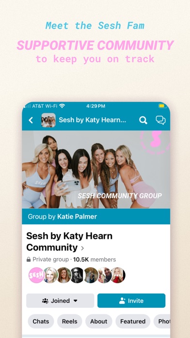 Sesh: Women Fitness & Workouts Screenshot