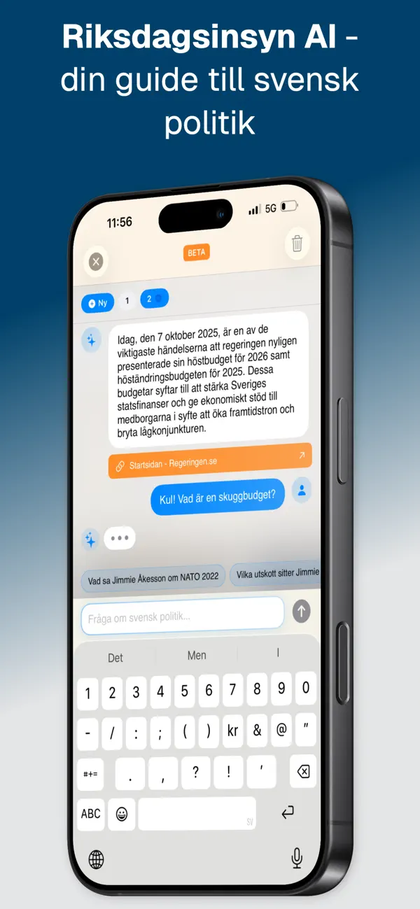 #2. Riksdagsinsyn (iOS) Ved: Jean-Robert Nino