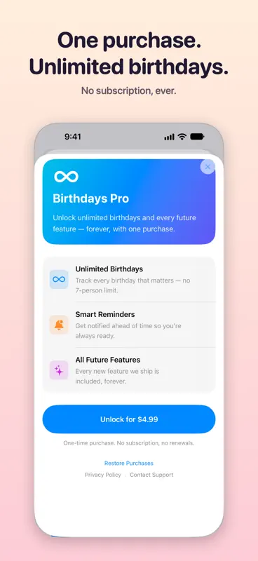 Birthdays - Remember Them screenshot 5 of 10