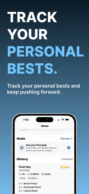Traq - Workout Tracker screenshot 4
