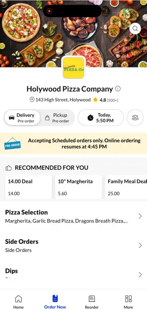 Holywood Pizza Company screenshot 2