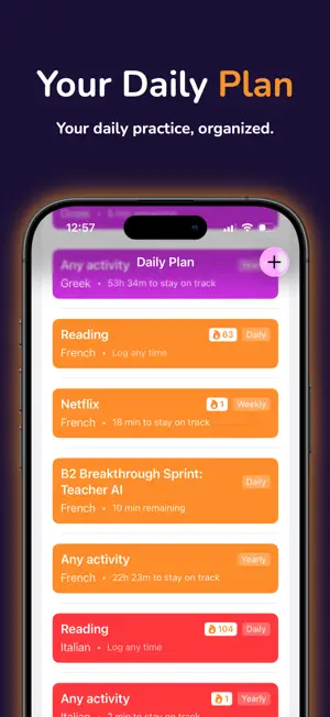 Fluency Streak: Language Habit screenshot 3