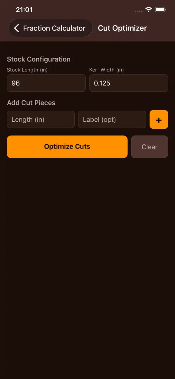 Screenshot #2 pour WoodCalc Pro