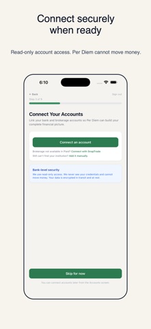 Per Diem: Path to FI Screenshot 5 of 7