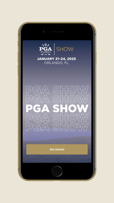 Screenshot 1 of PGA Show Links App
