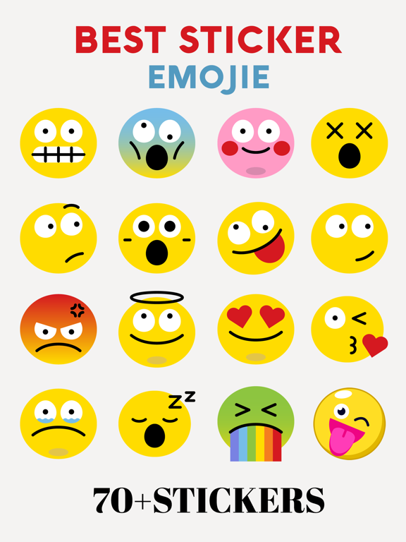 Screenshot #4 pour Best Stickers Emoji