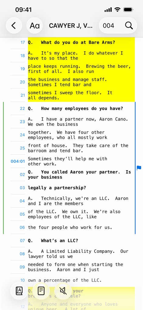 TranscriptPad - Review Depos - transcriptpad-iphone-deposition-review