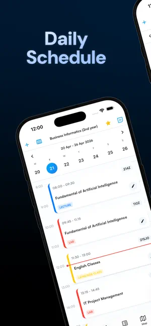 Okienko - Class schedule screenshot 1