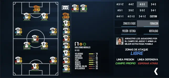 F11 Football Manager iPhone screenshot 3