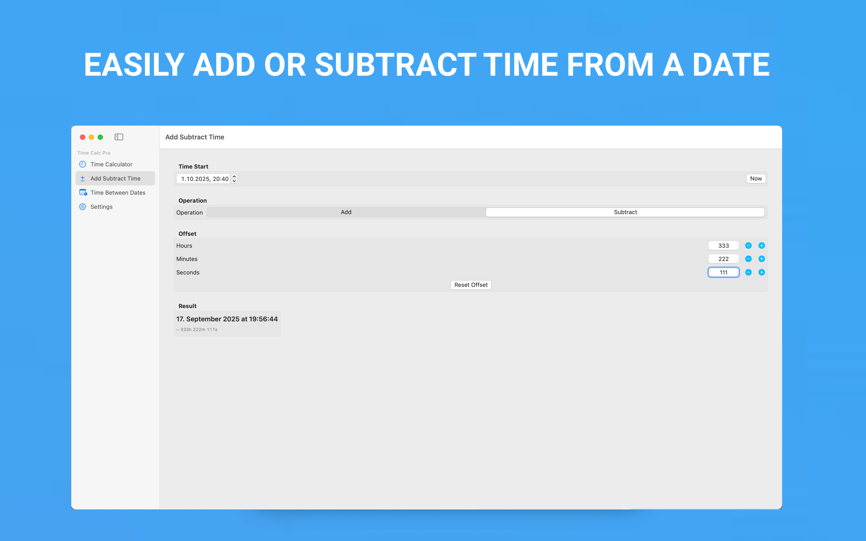 Time Calc - Time Calculator screenshot 15