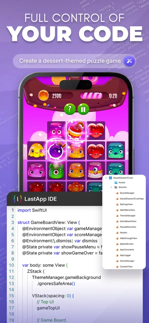 #4. Vibecode Apps IDE - LastApp (iOS) Ved: LastApp.AI