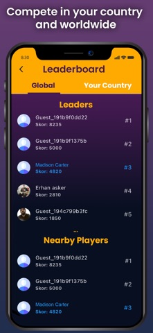 Top 5 Quiz – Fun Trivia Game iPhone screenshot