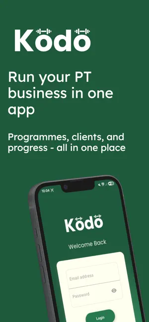 Kodo Fitness: PT Coaching App screenshot 1